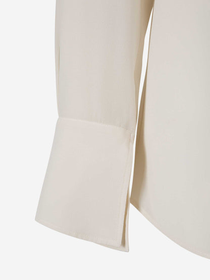 Victoria Beckham Mujer Barcelona Blusa Retorcida Seda color Marfil sku 701-002188 00 - Foto 3