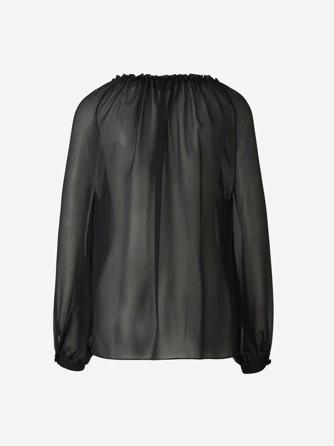 Tom Ford Mujer Barcelona Blusa Semitransparente Seda color Negro sku 701-002190 01 - Foto 2