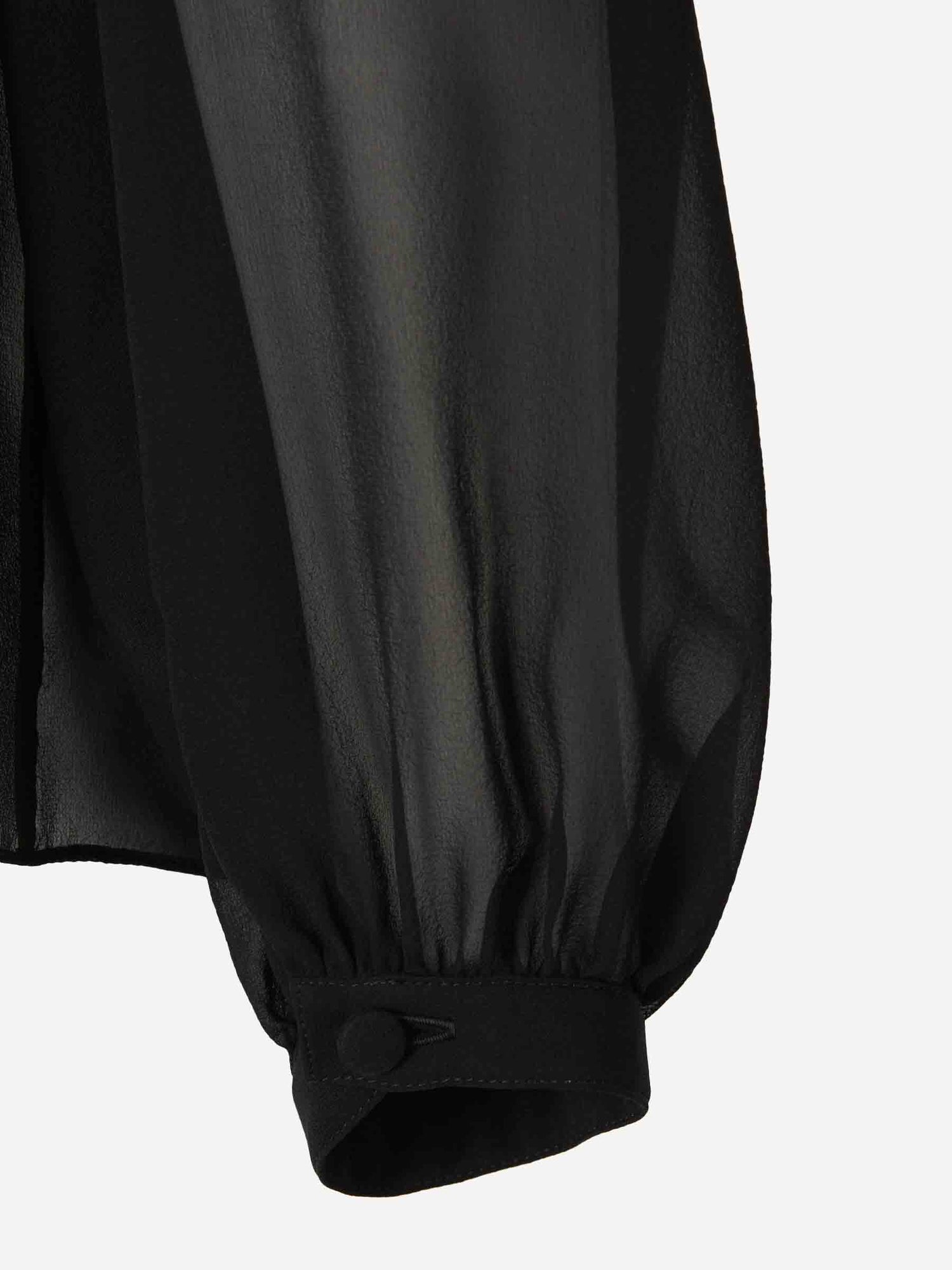 Tom Ford Mujer Barcelona Blusa Semitransparente Seda color Negro sku 701-002190 01 - Foto 4