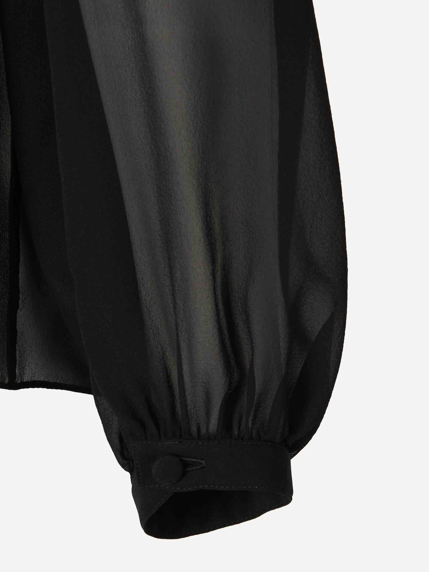 Tom Ford Mujer Barcelona Blusa Semitransparente Seda color Negro sku 701-002190 01 - Foto 4