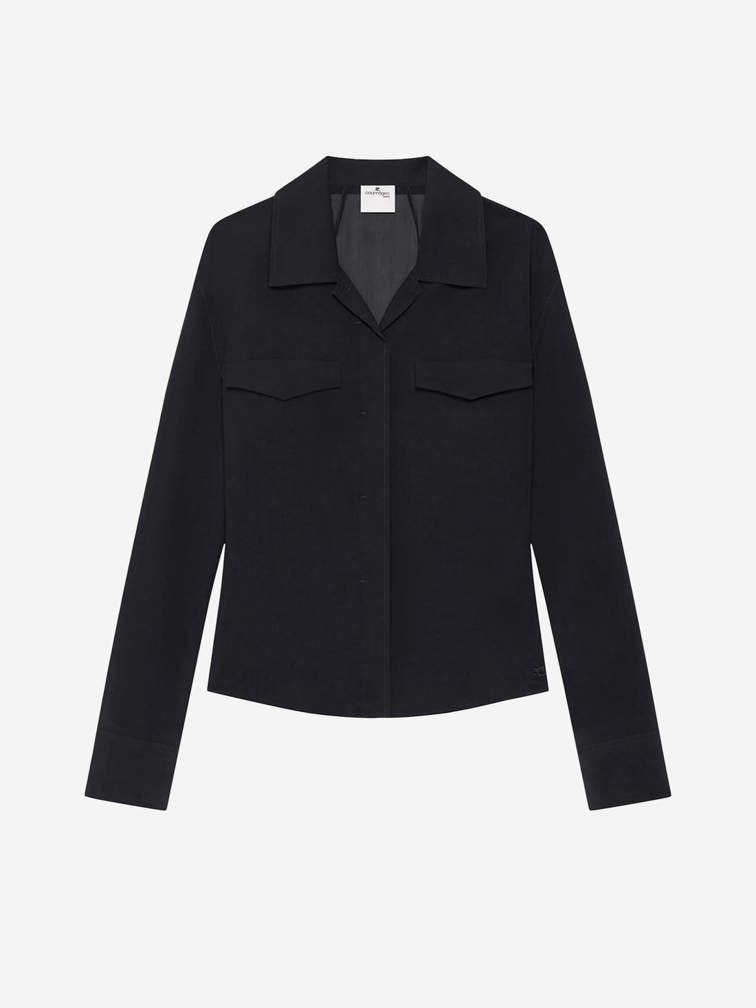 Courrèges Mujer Barcelona Camisa Bolsillos Algodón color Negro sku 701-002203 01 - Foto 1