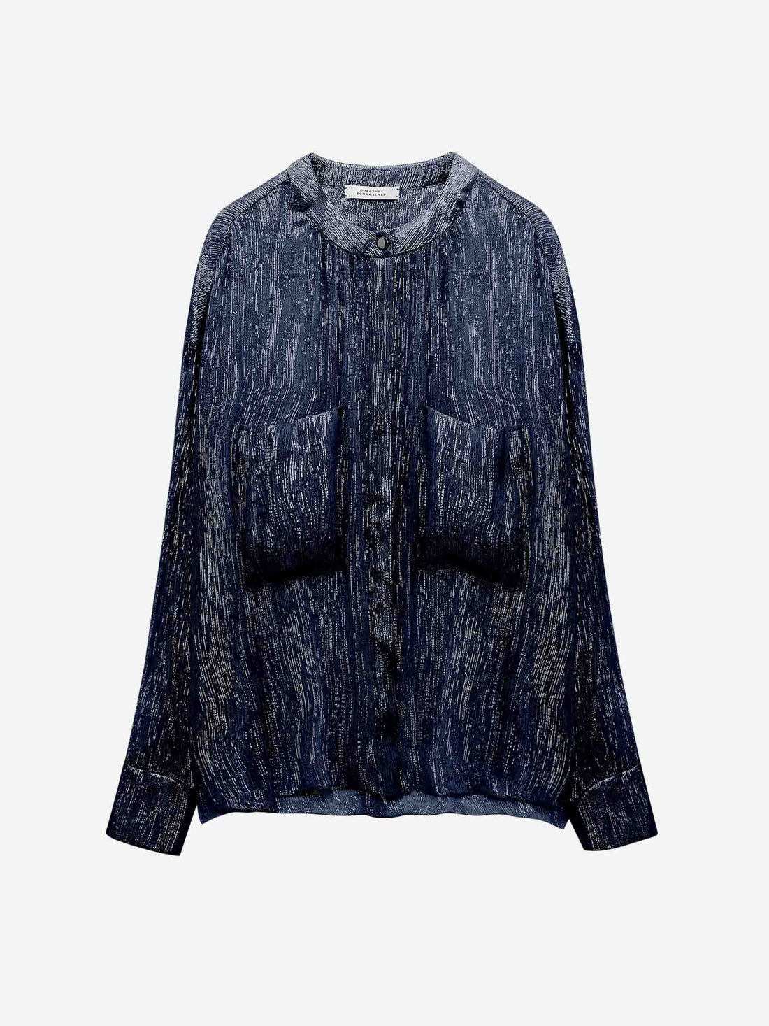 Dorothee Schumacher Mujer Barcelona Blusa Shimmering Shine color Azul Marino sku 701-002204 01 - Foto 1