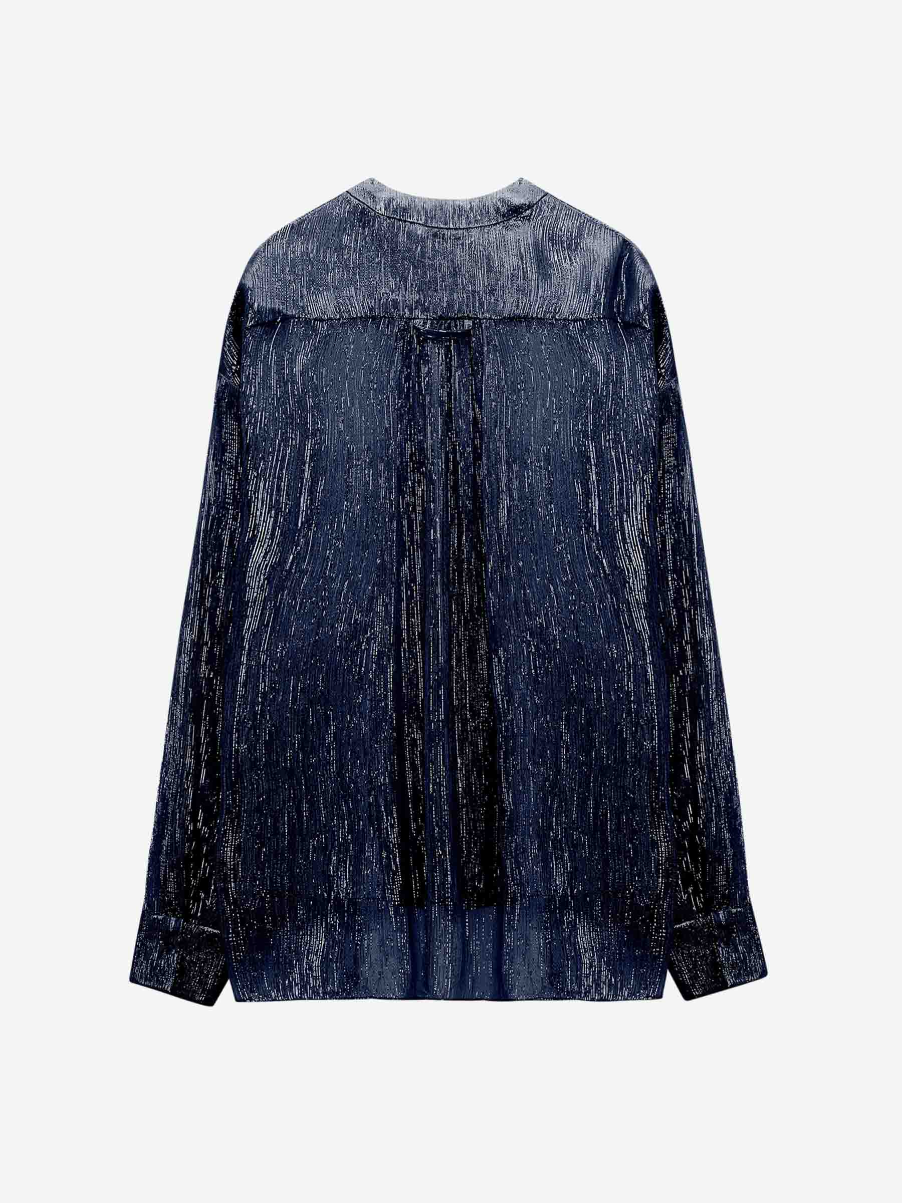 Dorothee Schumacher Mujer Barcelona Blusa Shimmering Shine color Azul Marino sku 701-002204 01 - Foto 3