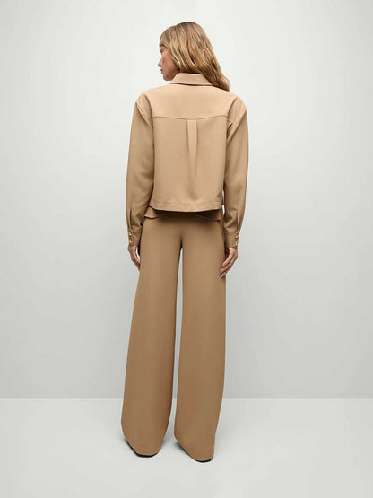 Veronica Beard Mujer Barcelona Blusa Colvin Botones color Camel sku 701-002213 00 - Foto 4