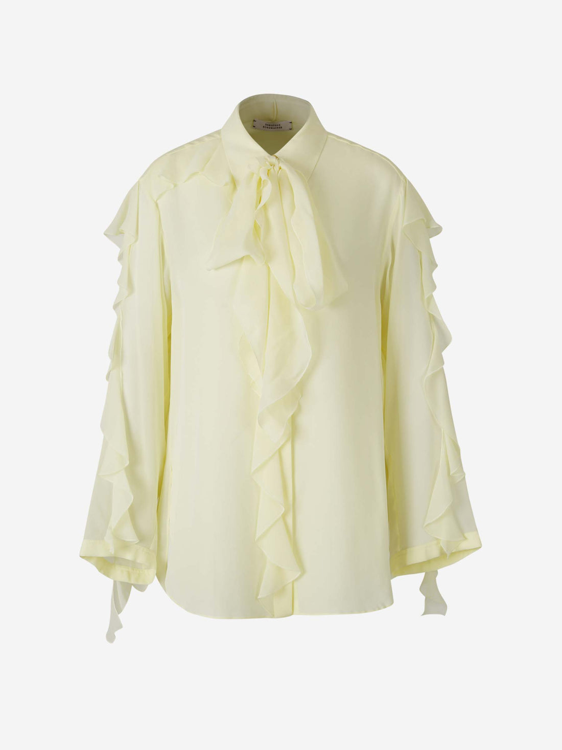 Dorothee Schumacher Mujer Barcelona Blusa Seda Volantes color Amarillo Claro sku 701-002251 01 - Foto 2