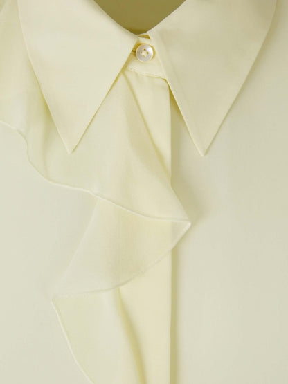 Dorothee Schumacher Mujer Barcelona Blusa Seda Volantes color Amarillo Claro sku 701-002251 01 - Foto 4