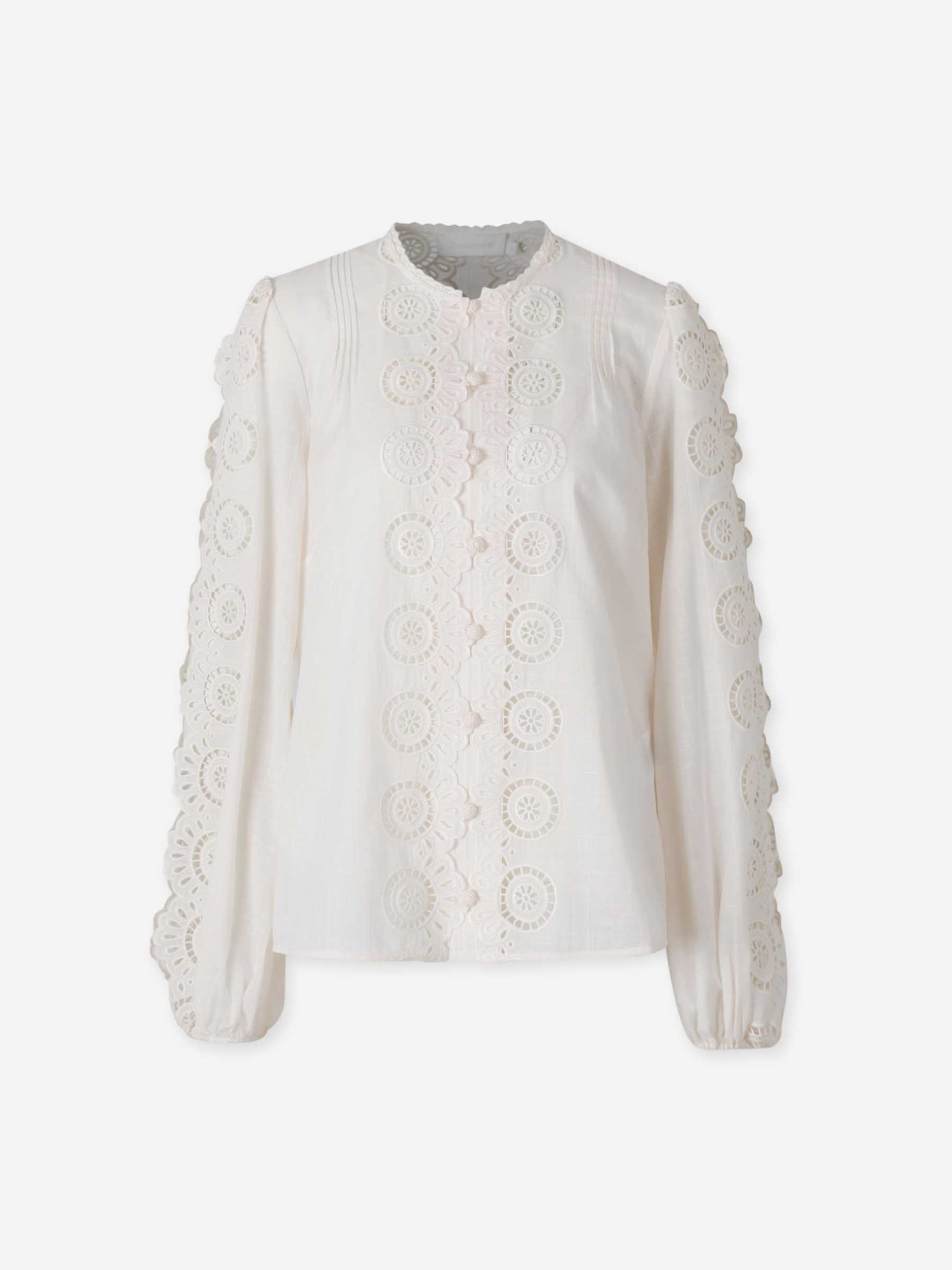 Outlet online Zimmermann Mujer Blusa Bordada Lucky color Crema sku 701-002286 01 - Foto 1