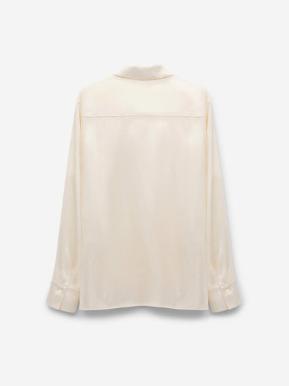 Outlet online Dorothee Schumacher Mujer Blusa Satén Seda color Beige sku 701-002297 01 - Foto 3