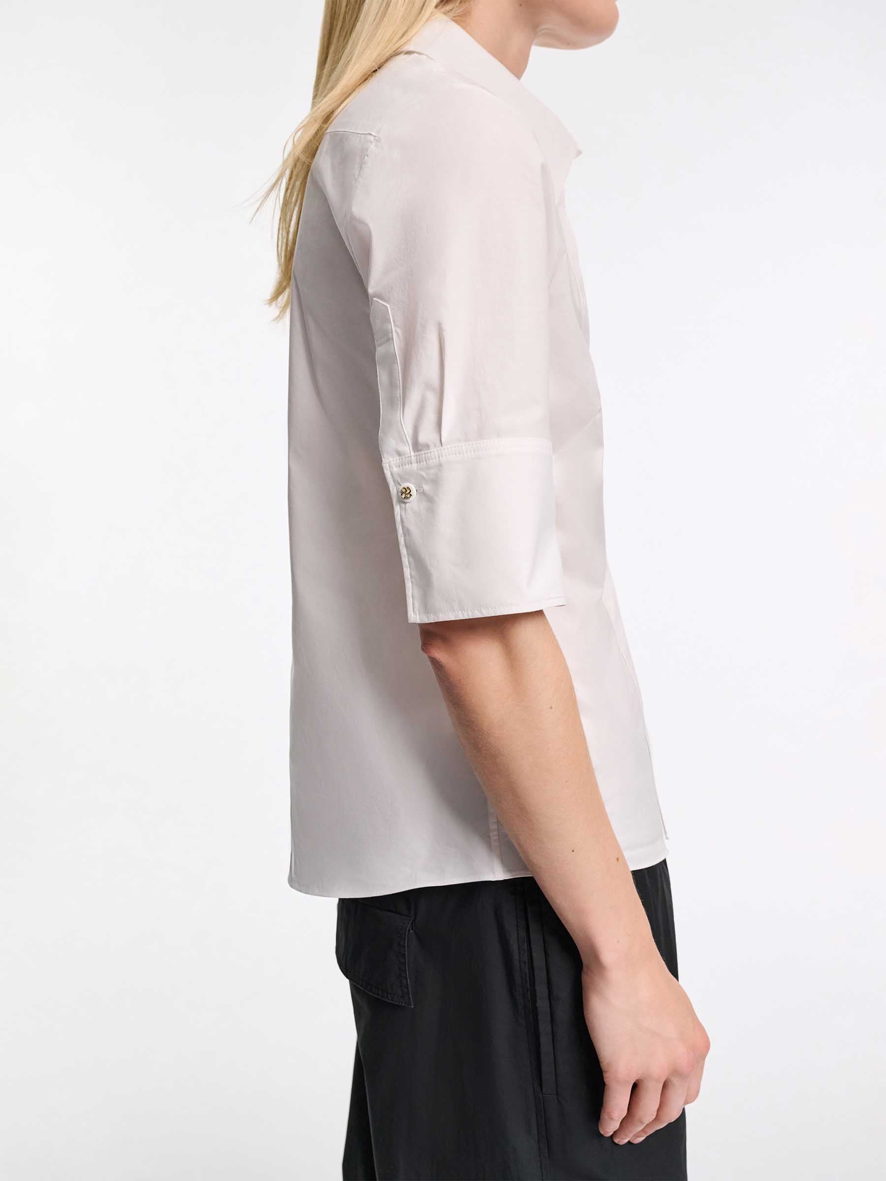 Outlet online Dorothee Schumacher Mujer Blusa Pure Power color Blanco sku 701-002306 01 - Foto 3