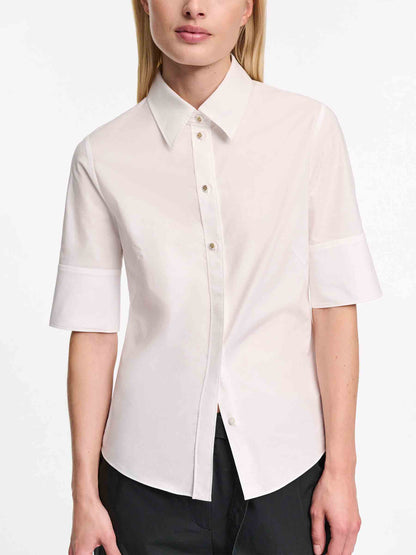 Outlet online Dorothee Schumacher Mujer Blusa Pure Power color Blanco sku 701-002306 01 - Foto 4
