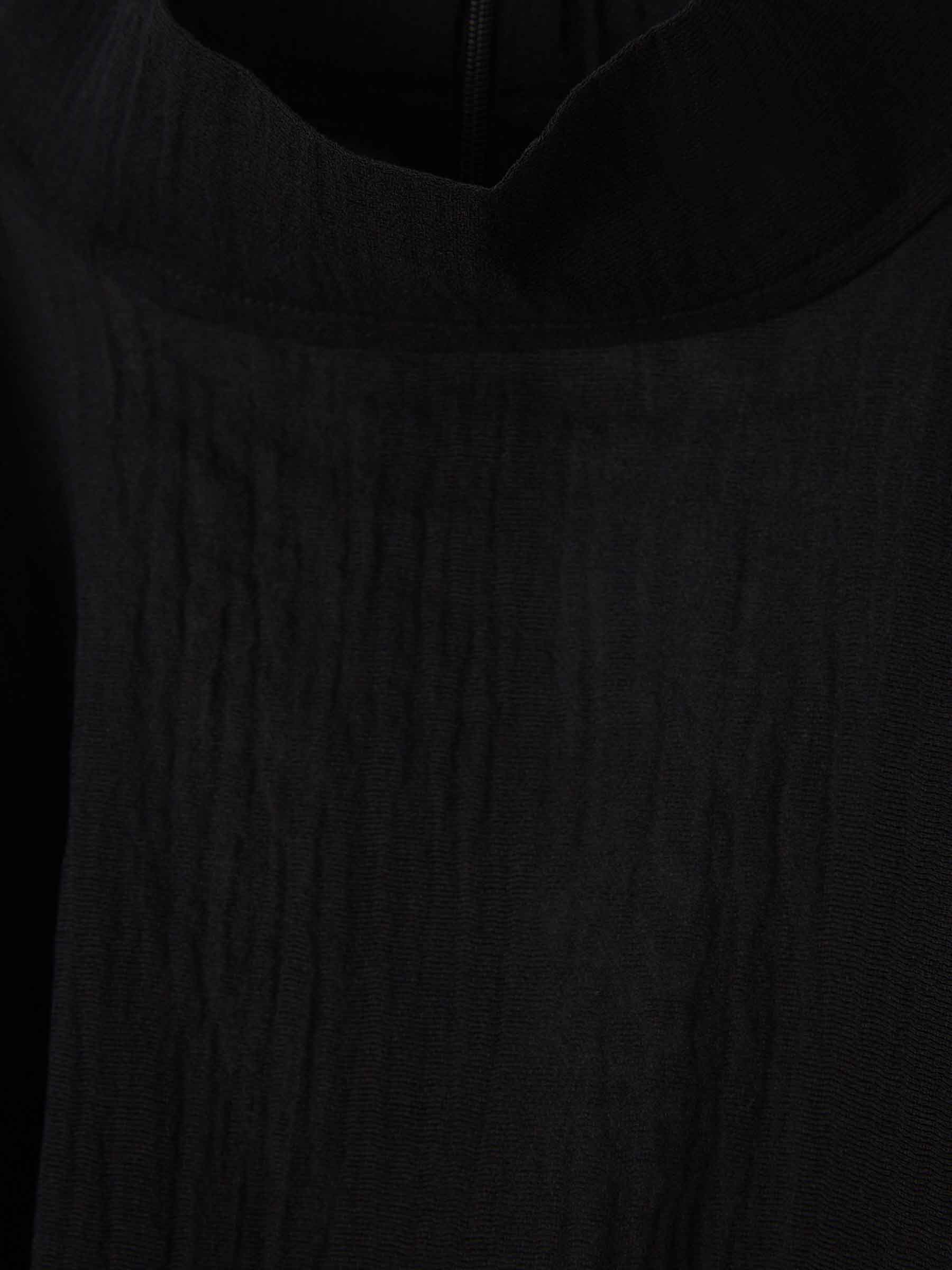 Outlet online TOTEME Mujer Blusa Semitransparente color Negro sku 701-002313 01 - Foto 4