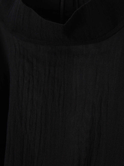 Outlet online TOTEME Mujer Blusa Semitransparente color Negro sku 701-002313 01 - Foto 4