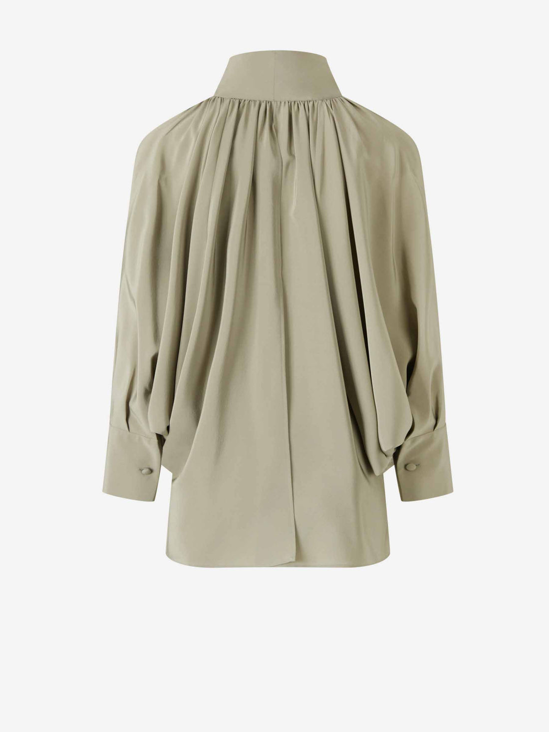 Outlet online Max Mara Mujer Blusa Seda Leonida color Verde sku 701-002319 01 - Foto 2