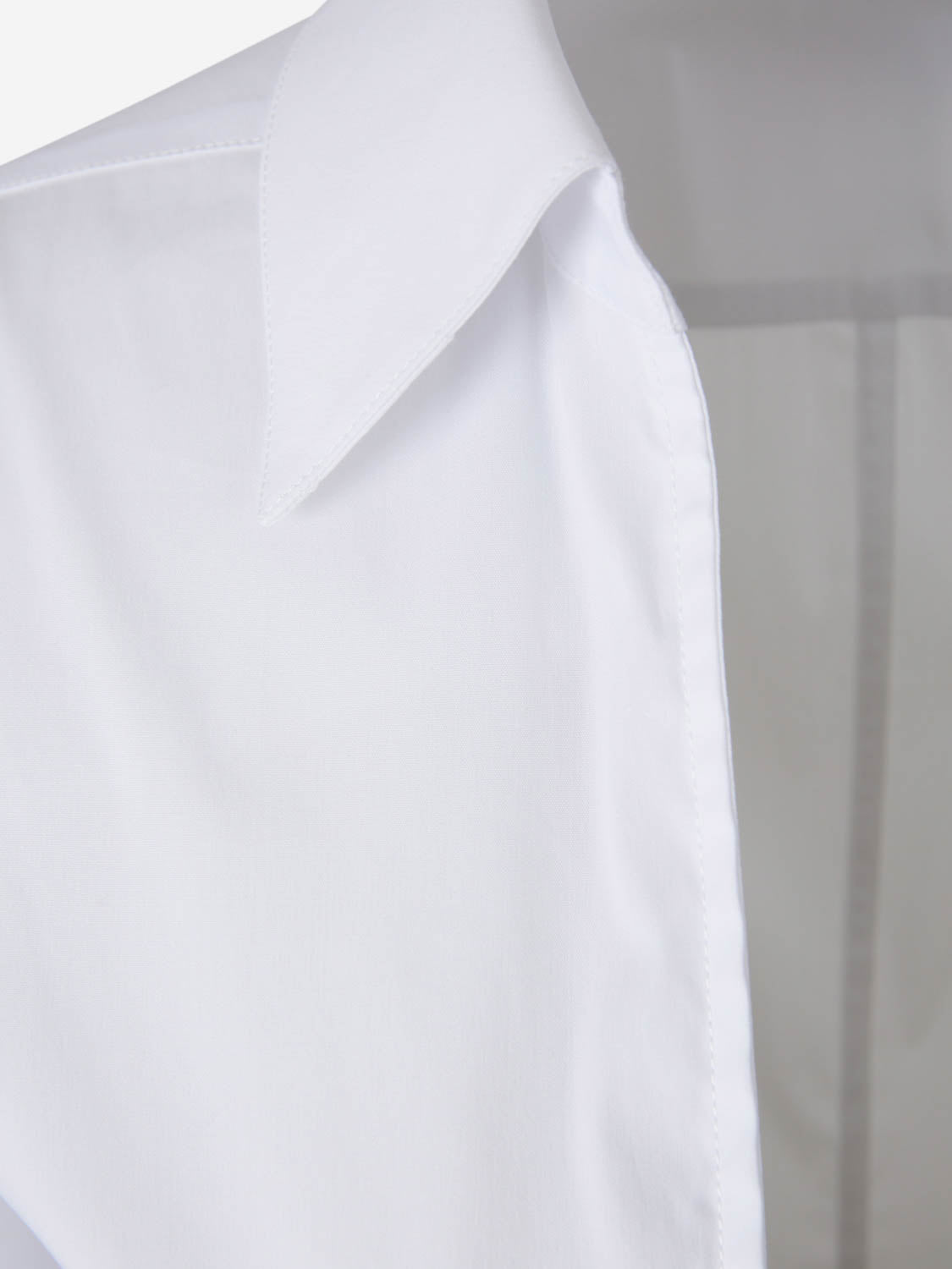 Outlet online Mugler Mujer Camisa Cremallera Algodón color Blanco sku 701-002355 01 - Foto 3