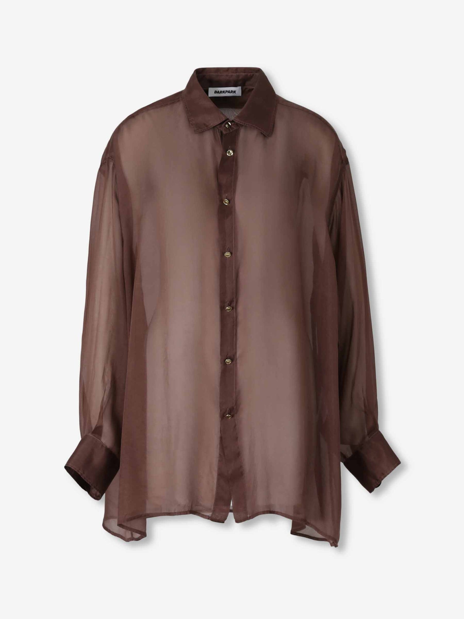 Outlet online Darkpark Mujer Camisa Seda Keanu color Marrón Oscuro sku 701-002359 01 - Foto 1
