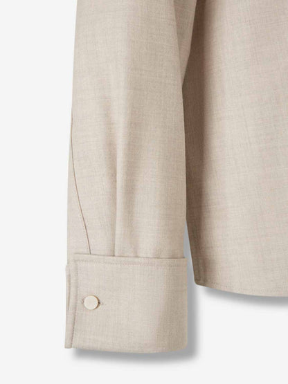 Outlet online Max Mara Mujer Camisa Cachemira color Beige sku 701-002361 01 - Foto 4