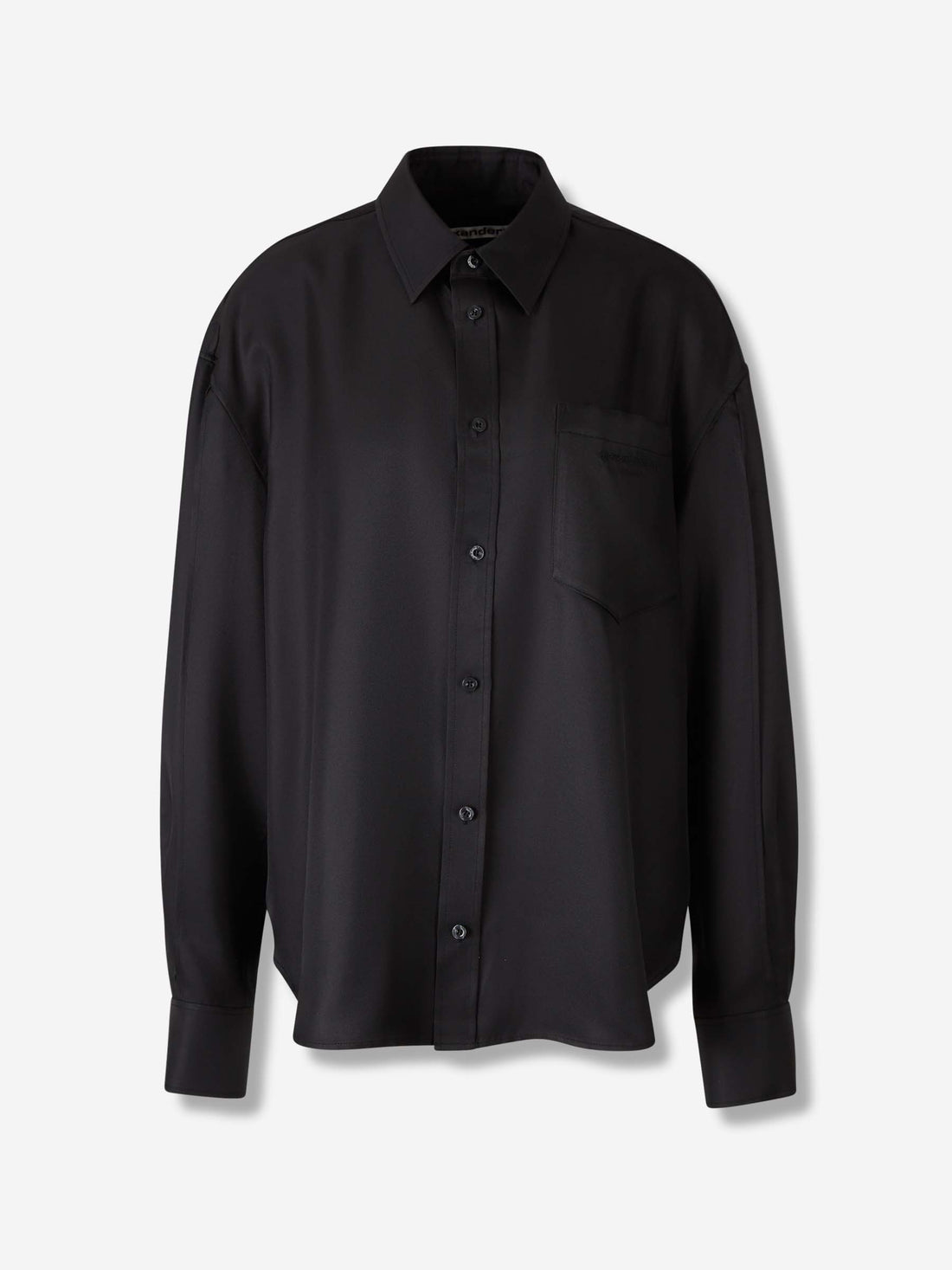 Outlet online Alexander Wang Mujer Camisa Lisa Seda color Negro sku 701-002363 01 - Foto 1