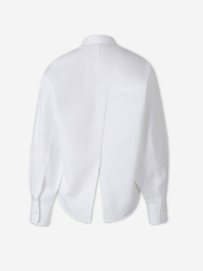Outlet online Givenchy Mujer Camisa Cocoon color Blanco sku 701-002376 01 - Foto 2