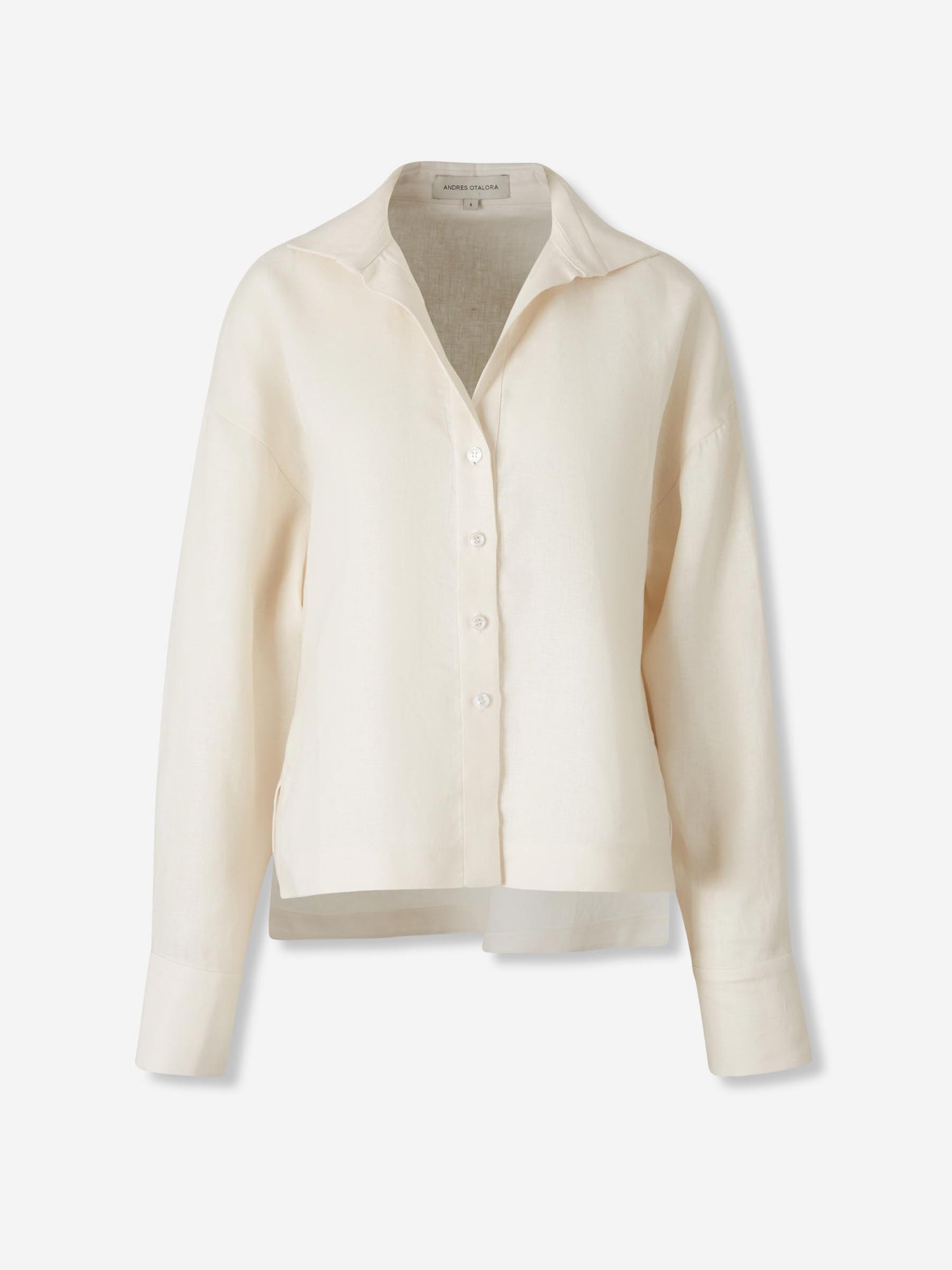 Outlet online Andres Otalora Mujer Camisa Si Sabes color Crema sku 701-002402 00 - Foto 1