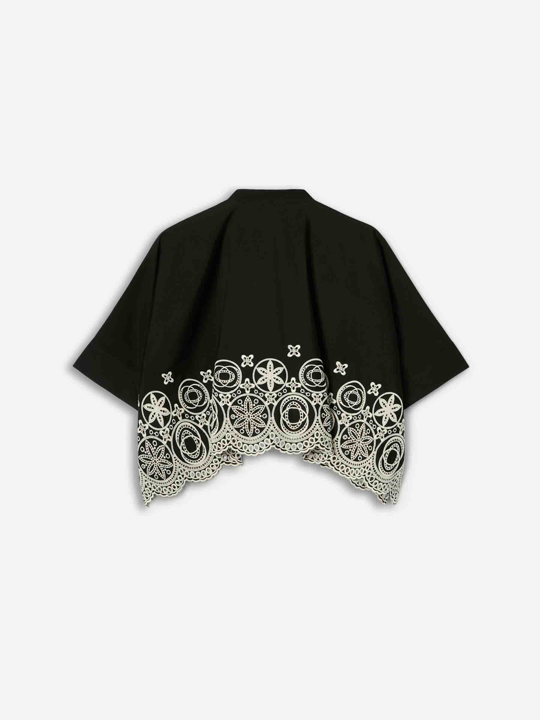 LaDoubleJ Mujer Barcelona Blusa Mini Foulard color Blanco Y Negro sku 701-002440 01 - Foto 1