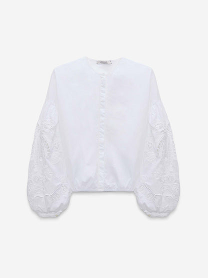 Dorothee Schumacher Mujer Barcelona Blusa Bordada Algodón color Blanco sku 701-002466 01 - Foto 1