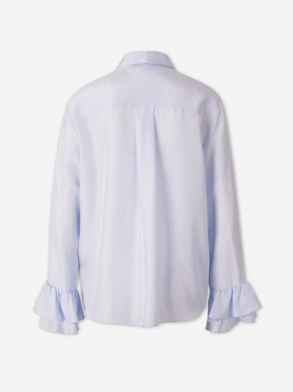 Dorothee Schumacher Mujer Barcelona Camisa Lisa Seda color Azul sku 701-002467 01 - Foto 2