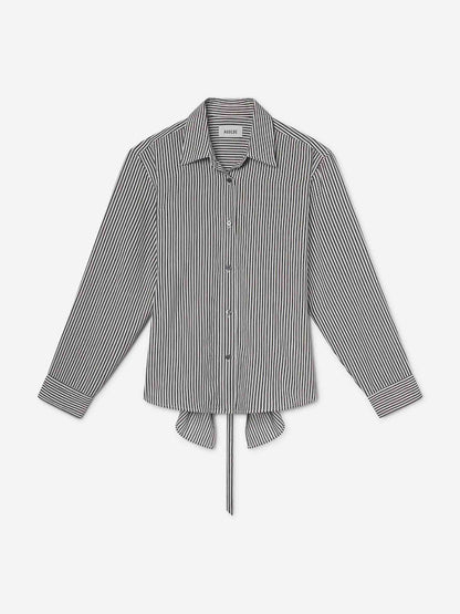 Outlet online Agolde Mujer Camisa Listada Theo color Blanco Y Negro sku 701-002471 01 - Foto 1