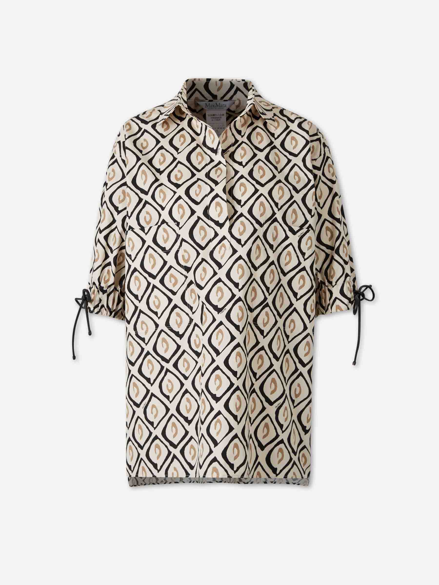 Outlet online Max Mara Mujer Blusa Ancha Estampada color Multicolor sku 701-002480 01 - Foto 1