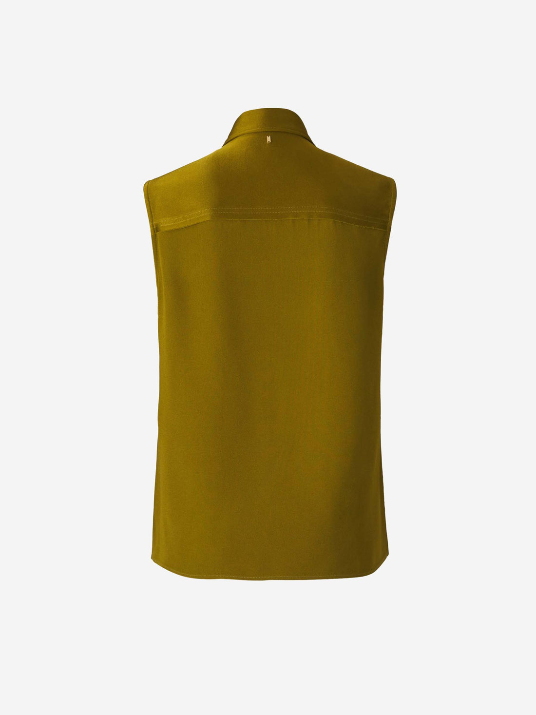 Ami Paris Mujer Barcelona Blusa Crepé Botones color Verde sku 702-000462 02 - Foto 2