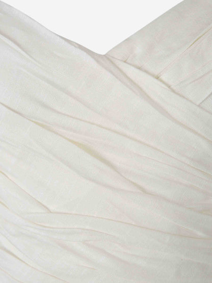 Outlet online Cult Gaia Mujer Blusa Helene Superior color Marfil sku 702-000469 01 - Foto 3