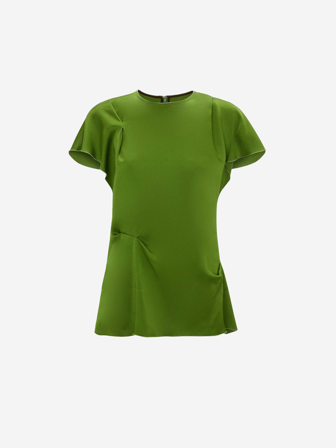 Victoria Beckham Mujer Barcelona Blusa Plisado Asimétrico color Verde sku 702-000485 01 - Foto 1
