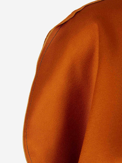 Outlet online Victoria Beckham Mujer Blusa Satén Drapeada color Naranja Oscuro sku 702-000504 01 - Foto 4