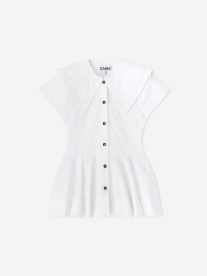 Outlet online Ganni Mujer Blusa Volantes color Blanco sku 702-000513 01 - Foto 1
