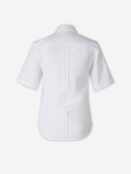 Off-White Mujer Barcelona Camisa Lisa Casual color Blanco sku 702-000516 01 - Foto 2