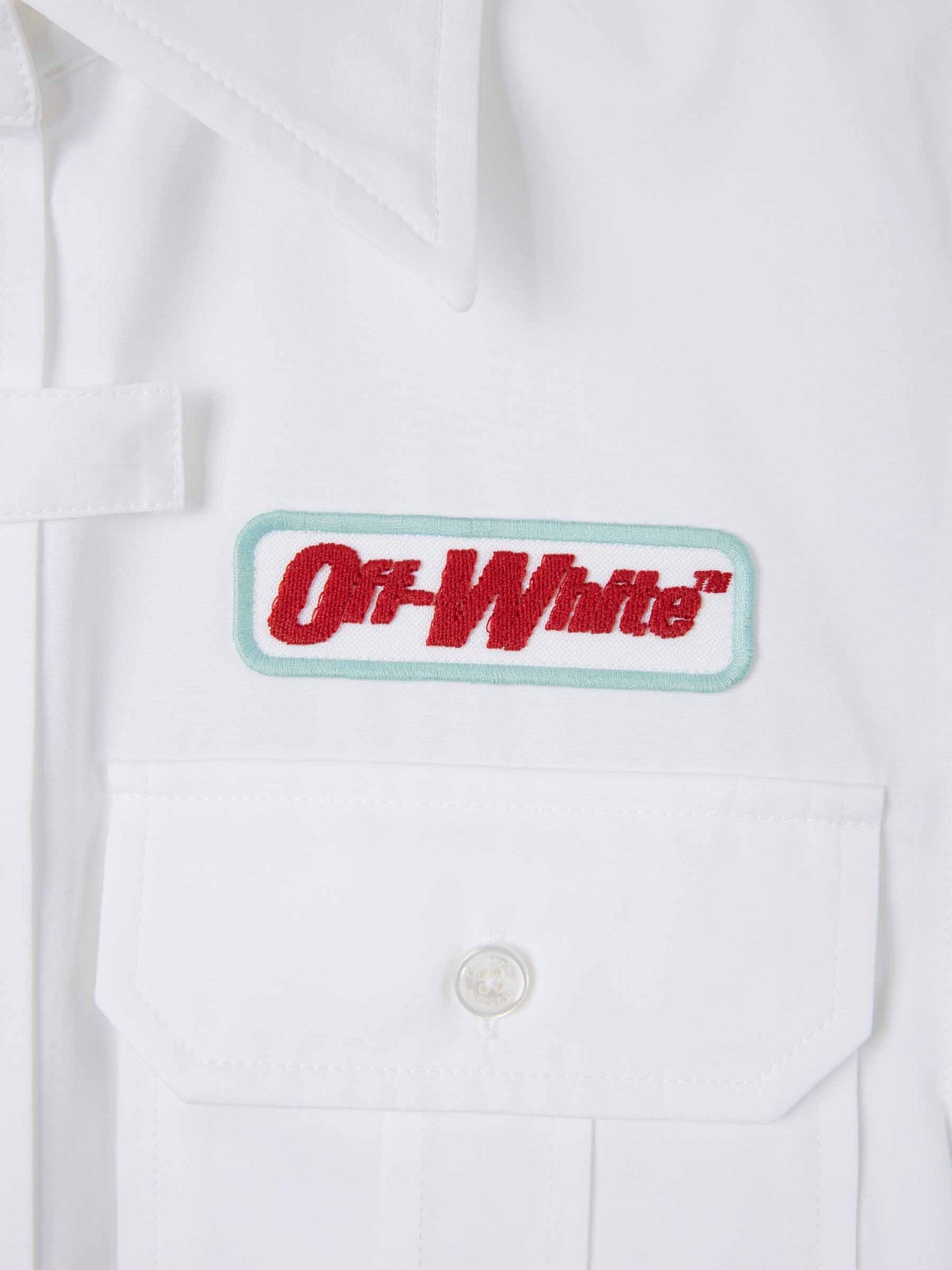 Off-White Mujer Barcelona Camisa Lisa Casual color Blanco sku 702-000516 01 - Foto 4