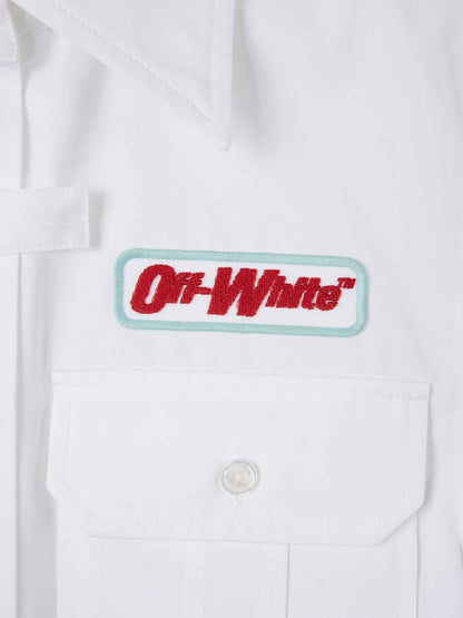 Off-White Mujer Barcelona Camisa Lisa Casual color Blanco sku 702-000516 01 - Foto 4