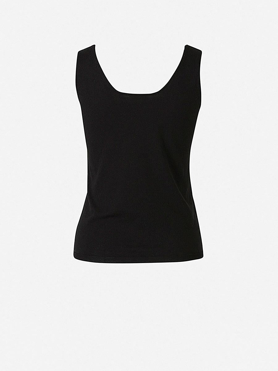 Outlet online Santa Eulalia Mujer Top Algodón color Negro sku 703-001604 04 - Foto 6