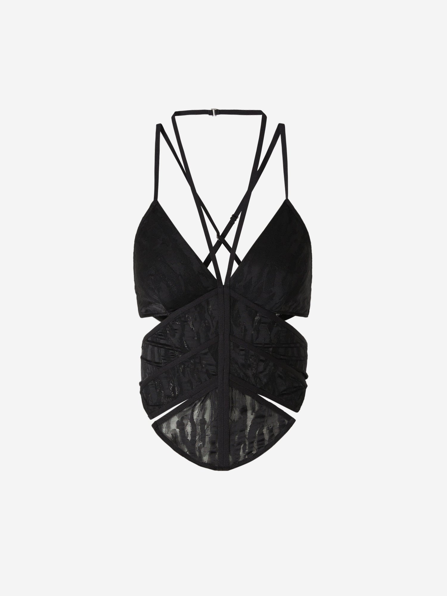 Outlet online Dion Lee Mujer Top Corset Encaje color Negro sku 703-001948 01 - Foto 1