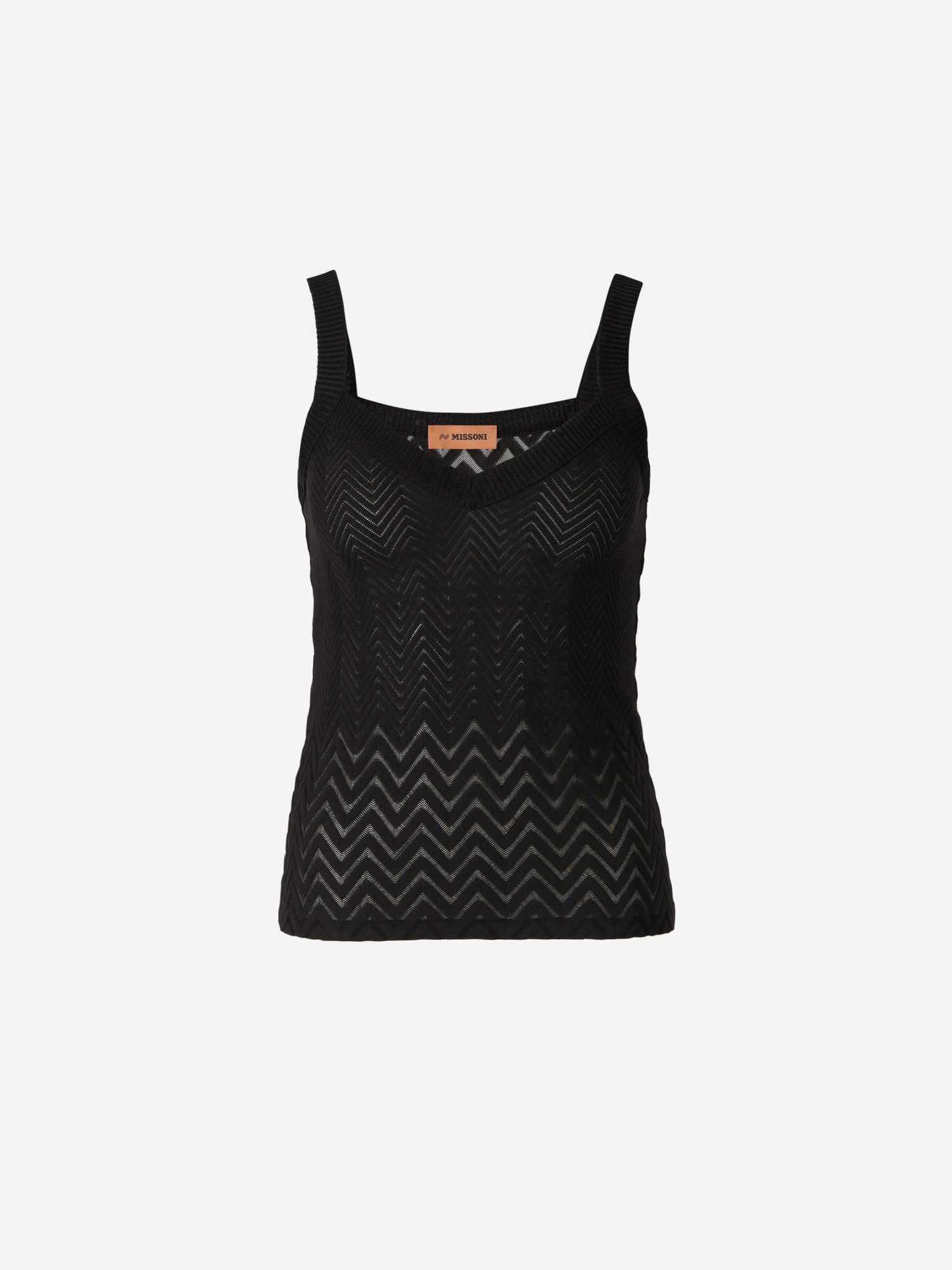 Outlet online Missoni Mujer Top Zig Zag color Negro sku 703-001956 02 - Foto 4