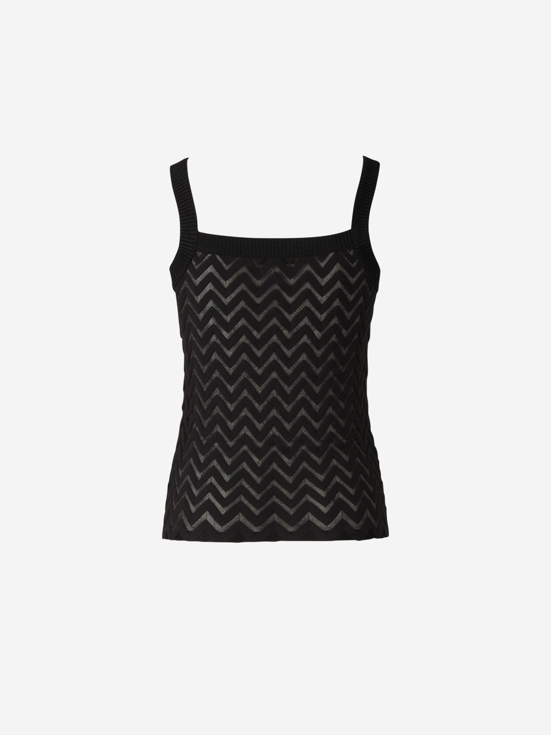 Outlet online Missoni Mujer Top Zig Zag color Negro sku 703-001956 02 - Foto 5