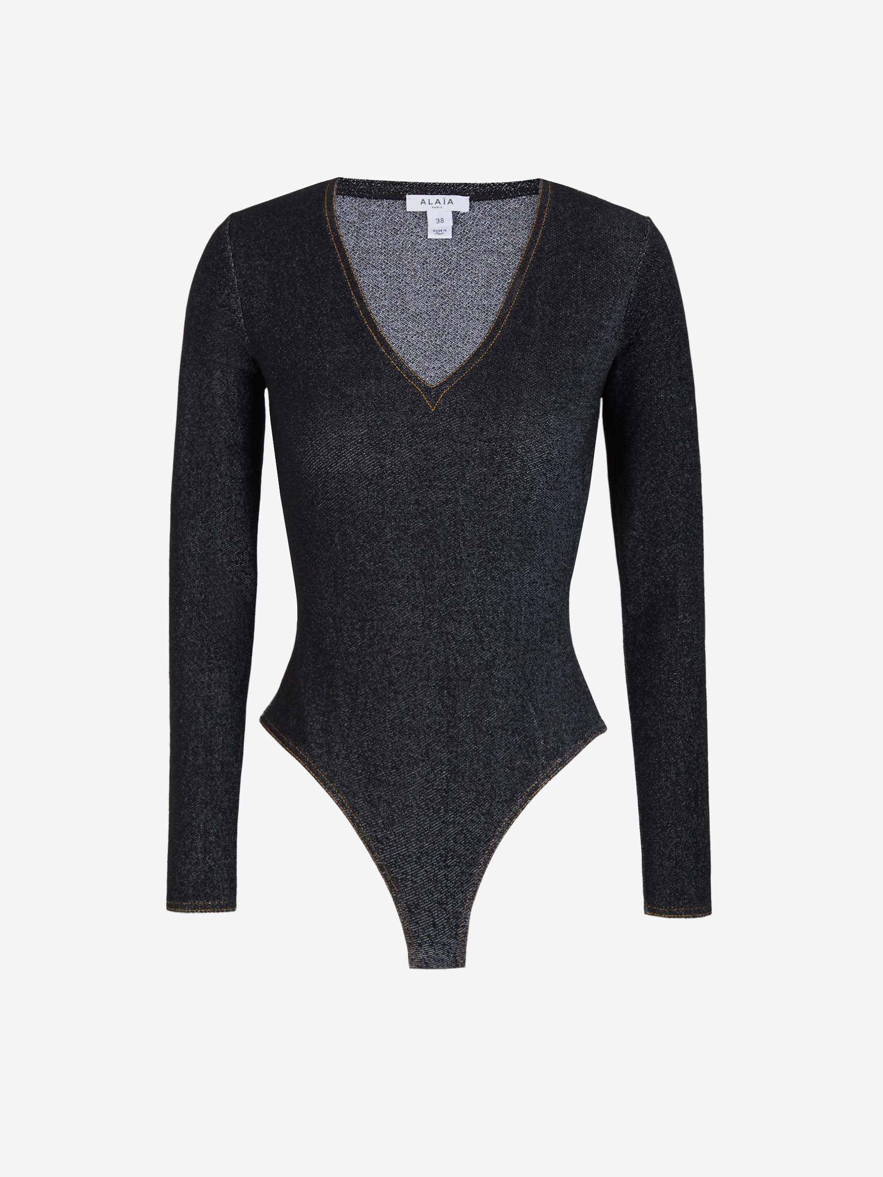 Outlet online Alaïa Mujer Body Elástico Denim color Azul Noche sku 703-002018 01 - Foto 1