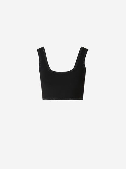 Outlet online Alexander Wang Mujer Top Detalle Cristales color Negro sku 703-002021 01 - Foto 1