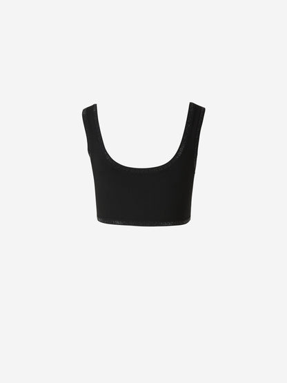 Outlet online Alexander Wang Mujer Top Detalle Cristales color Negro sku 703-002021 01 - Foto 2