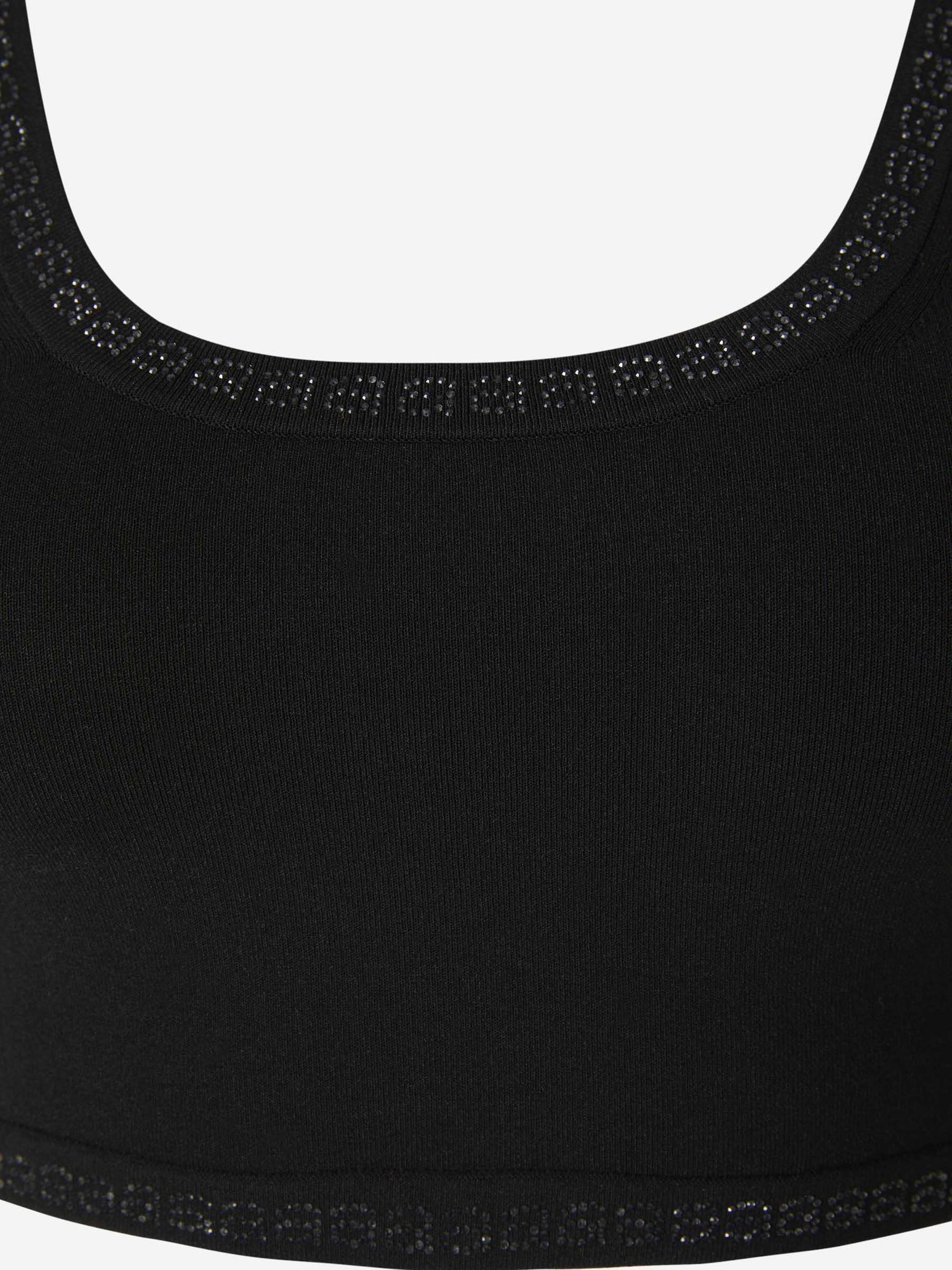 Outlet online Alexander Wang Mujer Top Detalle Cristales color Negro sku 703-002021 01 - Foto 3