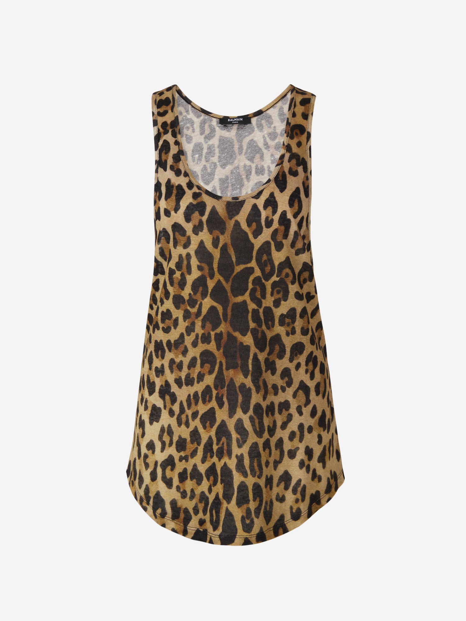 Outlet online Balmain Mujer Top Motivo Animal color Marron sku 703-002045 01 - Foto 1