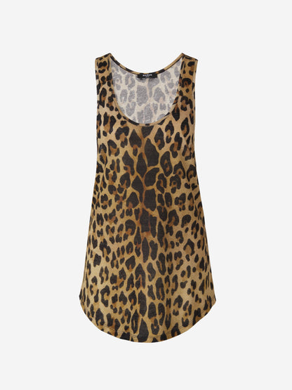 Outlet online Balmain Mujer Top Motivo Animal color Marron sku 703-002045 01 - Foto 1