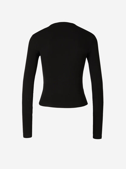 Outlet online Proenza Schouler Mujer Top Mangas Fluida color Negro sku 703-002050 01 - Foto 2