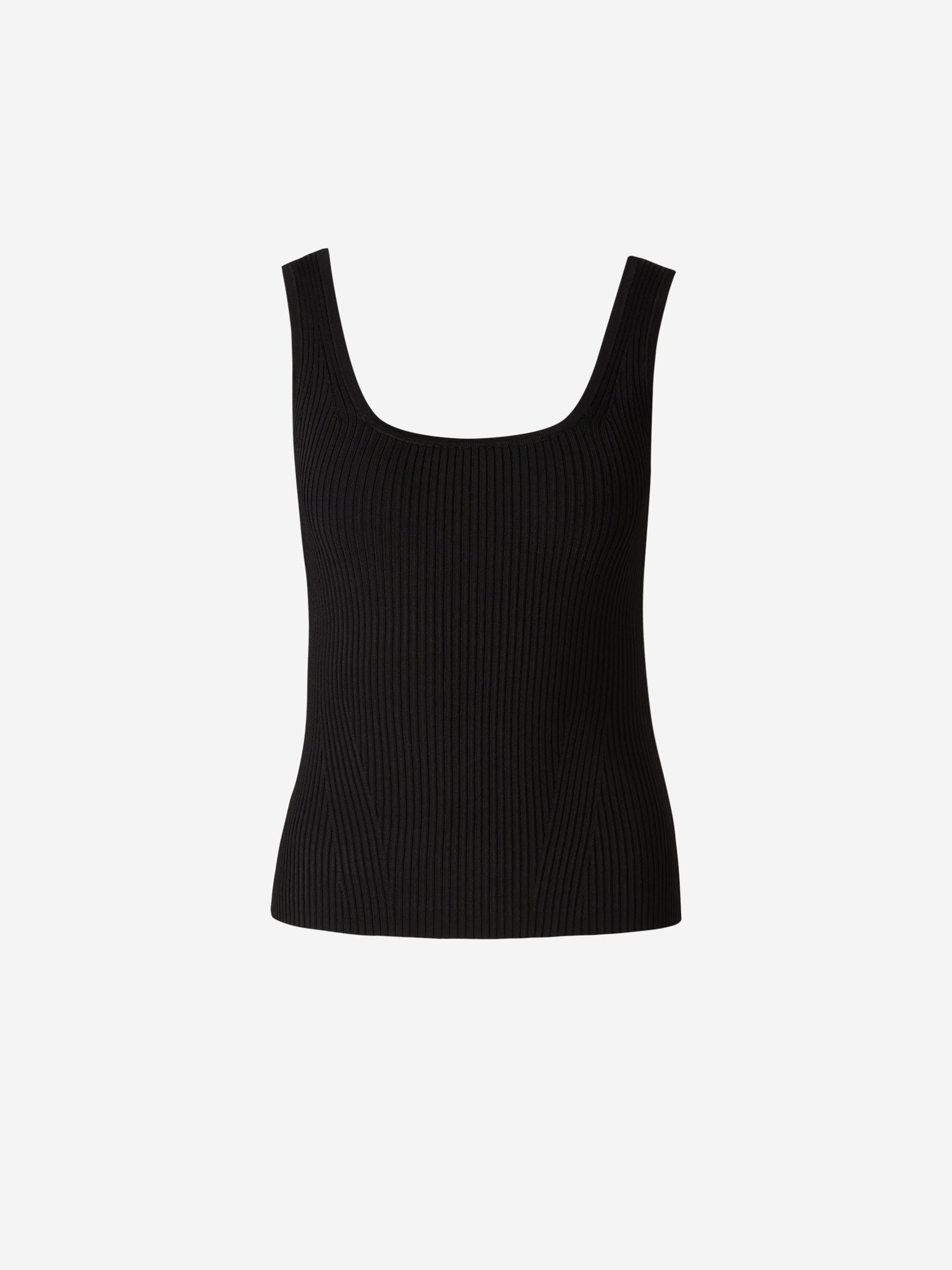 Outlet online Zimmermann Mujer Top Punto Acanalado color Negro sku 703-002056 02 - Foto 1