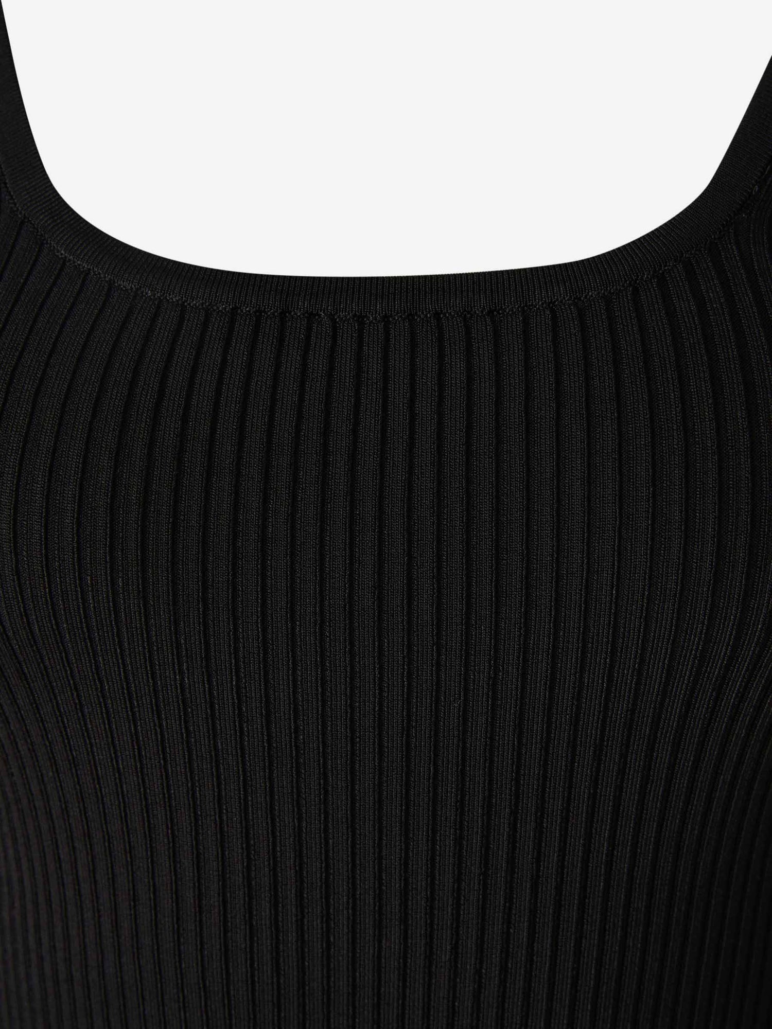 Outlet online Zimmermann Mujer Top Punto Acanalado color Negro sku 703-002056 02 - Foto 3