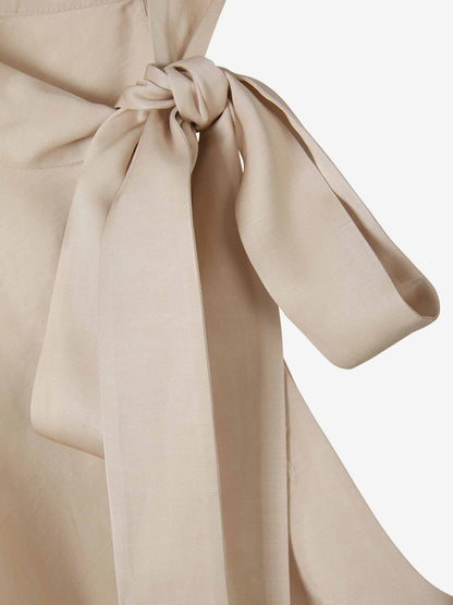 Outlet online Zimmermann Mujer Top Detalle lazo color Beis sku 703-002057 01 - Foto 3